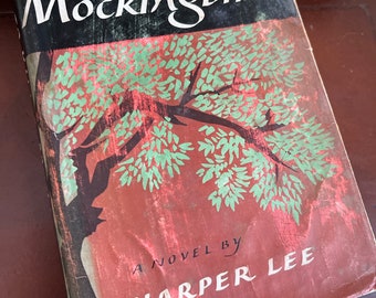 Eine Spottdrossel töten von Harper Lee; Erstausgabe, 10. Eindruck; Schutzumschlag