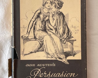 PERSUASION and Love and Friendship by JANE AUSTEN; Goldfinch Title; 1948; Nicholas Vane; Pretty book