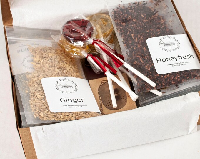 Tea Gift Box large Herbal Tea Kit Tea Party in A Box DIY Etsy