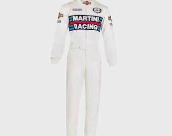 Martini Racing Go Kart Suit: Custom CIK/FIA Level 2 Approved