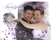 Wedding Photo Thank You Card, Personalized Thank You Cards, Custom Design for a Thank You Card That is One of a Kind