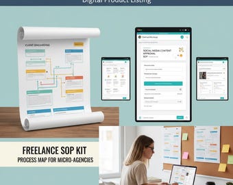 Freelance Agency SOP Kit — Client Onboarding, Scope Templates, Pricing Calculator (Editable PDF and more)