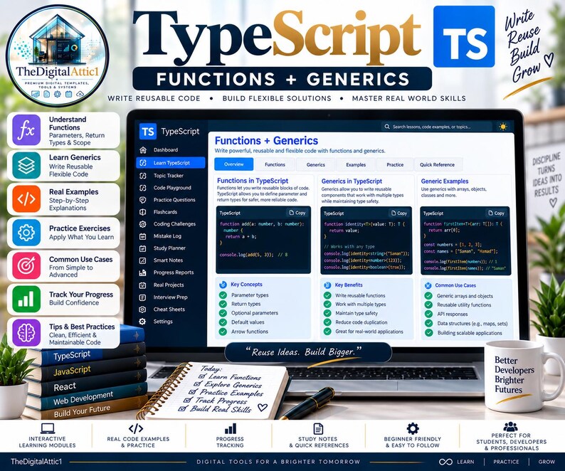 TypeScript Cheat Sheets + Interactive Practice Tracker image 7