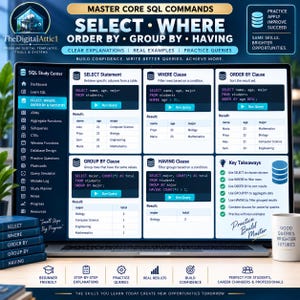 SQL Cheat Sheets + Interactive Database Practice Tracker image 5
