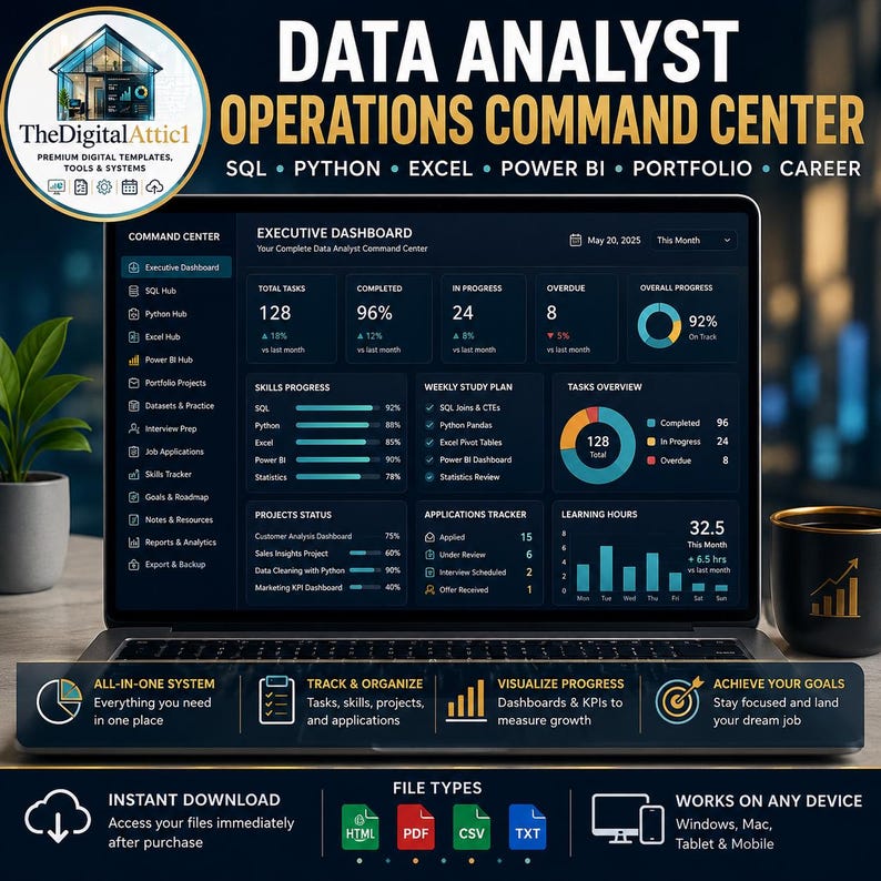 Python Gui Dashboard Data Analyst Operations Command Center | SQL Python Power BI Portfolio ...