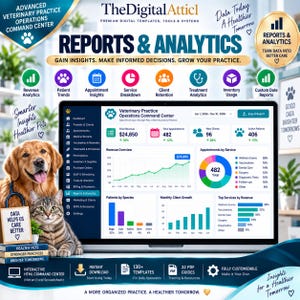 Advanced Veterinary Practice Command Center | Scheduling Inventory Billing KPI Dashboard image 12