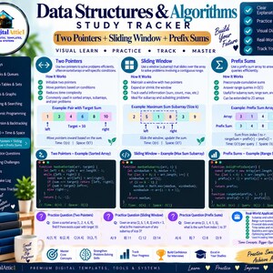 Data Structures & Algorithms Cheat Sheets + Coding Tracker imagen 13