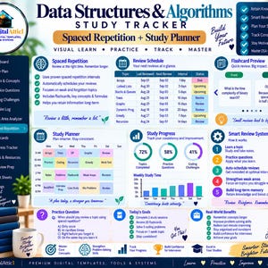 Data Structures & Algorithms Cheat Sheets + Coding Tracker imagen 17