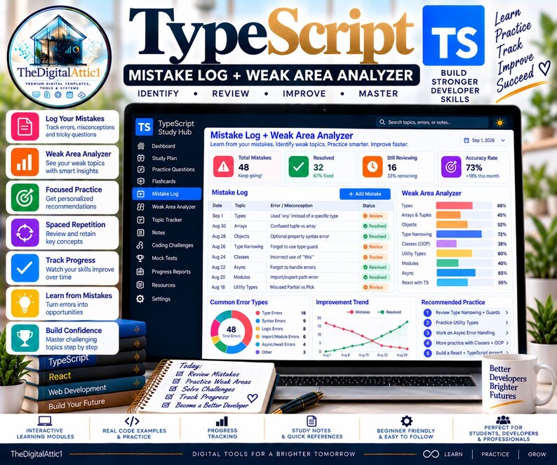 TypeScript Cheat Sheets + Interactive Practice Tracker image 17
