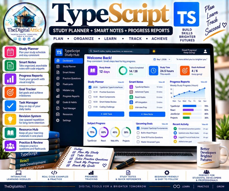 TypeScript Cheat Sheets + Interactive Practice Tracker image 18