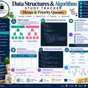 Data Structures & Algorithms Cheat Sheets + Coding Tracker imagen 8