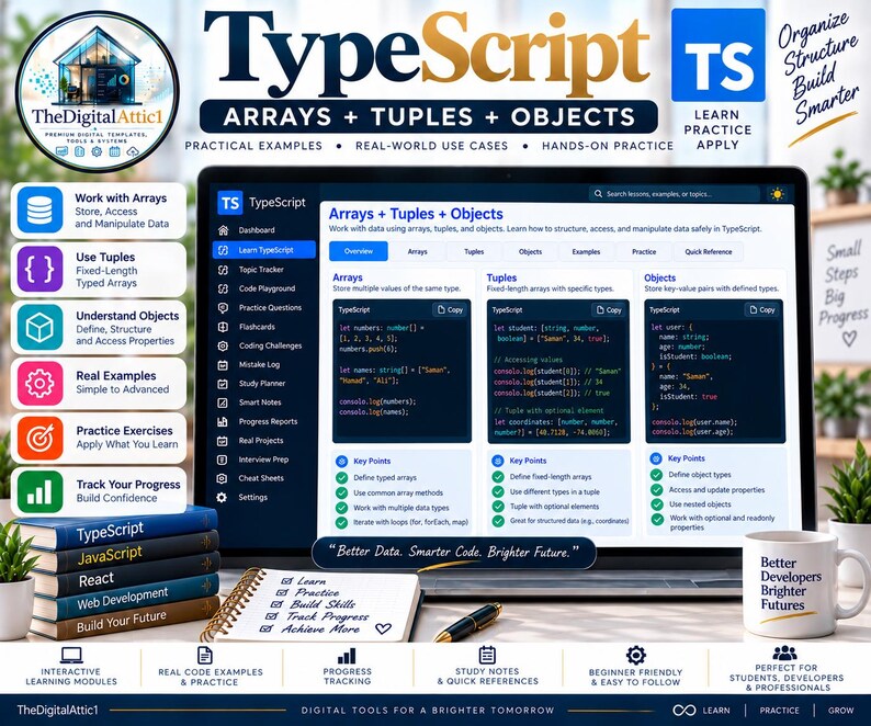 TypeScript Cheat Sheets + Interactive Practice Tracker image 8