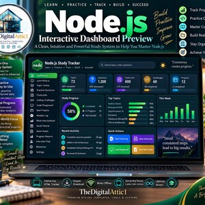 Node.js Cheat Sheets + Interactive Backend Practice Tracker image 3