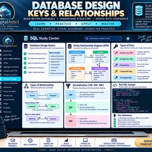 SQL Cheat Sheets + Interactive Database Practice Tracker image 9