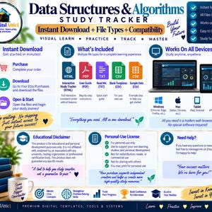 Data Structures & Algorithms Cheat Sheets + Coding Tracker imagen 20