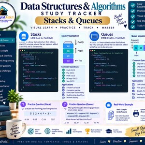 Data Structures & Algorithms Cheat Sheets + Coding Tracker imagen 5