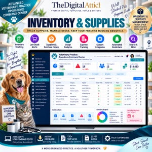 Advanced Veterinary Practice Command Center | Scheduling Inventory Billing KPI Dashboard image 9