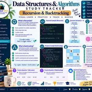 Data Structures & Algorithms Cheat Sheets + Coding Tracker imagen 11