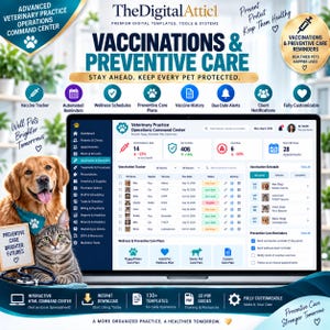 Advanced Veterinary Practice Command Center | Scheduling Inventory Billing KPI Dashboard image 7