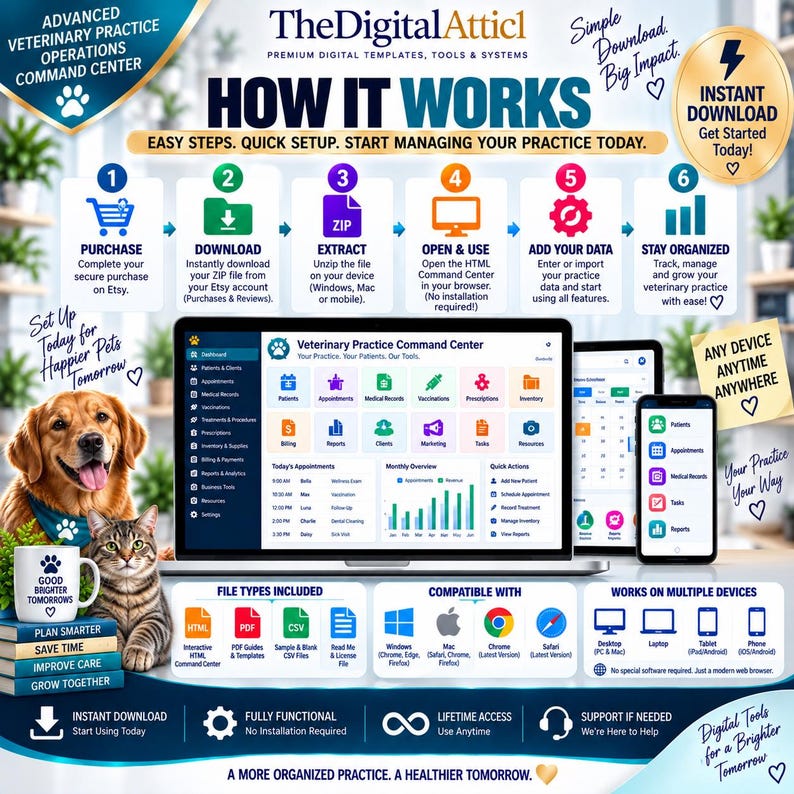 Advanced Veterinary Practice Command Center | Scheduling Inventory Billing KPI Dashboard image 18