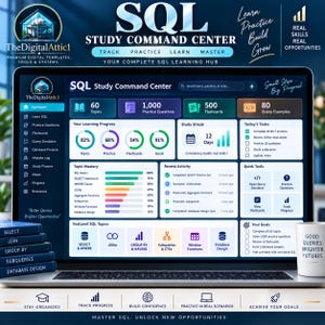 SQL Cheat Sheets + Interactive Database Practice Tracker image 3