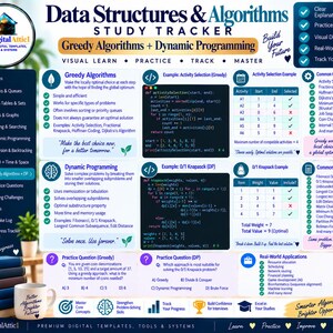 Data Structures & Algorithms Cheat Sheets + Coding Tracker imagen 14