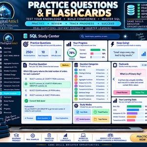 SQL Cheat Sheets + Interactive Database Practice Tracker image 14