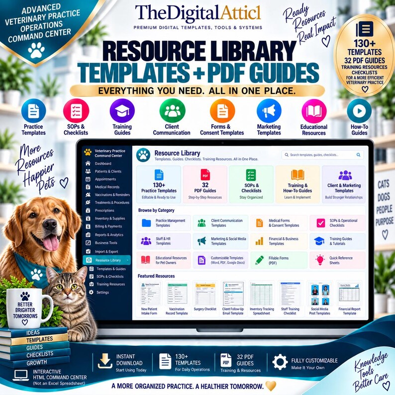 Advanced Veterinary Practice Command Center | Scheduling Inventory Billing KPI Dashboard image 16