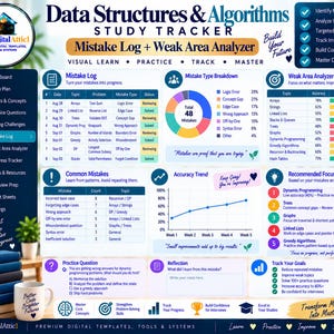 Data Structures & Algorithms Cheat Sheets + Coding Tracker imagen 16