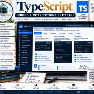 TypeScript Cheat Sheets + Interactive Practice Tracker image 6