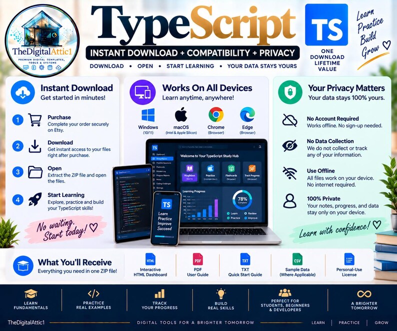 TypeScript Cheat Sheets + Interactive Practice Tracker image 19