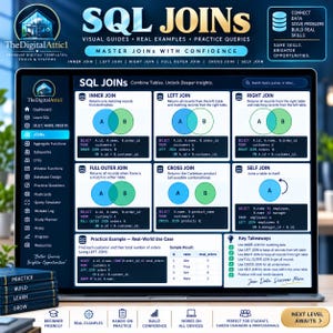 SQL Cheat Sheets + Interactive Database Practice Tracker image 6