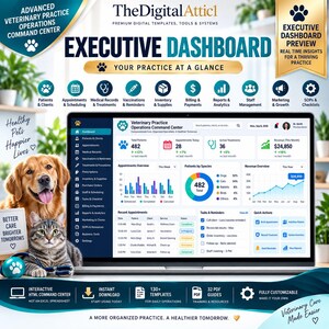 Advanced Veterinary Practice Command Center | Scheduling Inventory Billing KPI Dashboard image 3