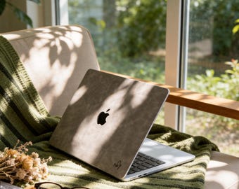 Luxus MacBook Cooling Skin Papier Dünne Leder Laptop Abdeckung Schwerelos Computer Case Benutzerdefinierte Mac Pro 15 Mac Air Neo M1 M2 M4 M5 2025 2026