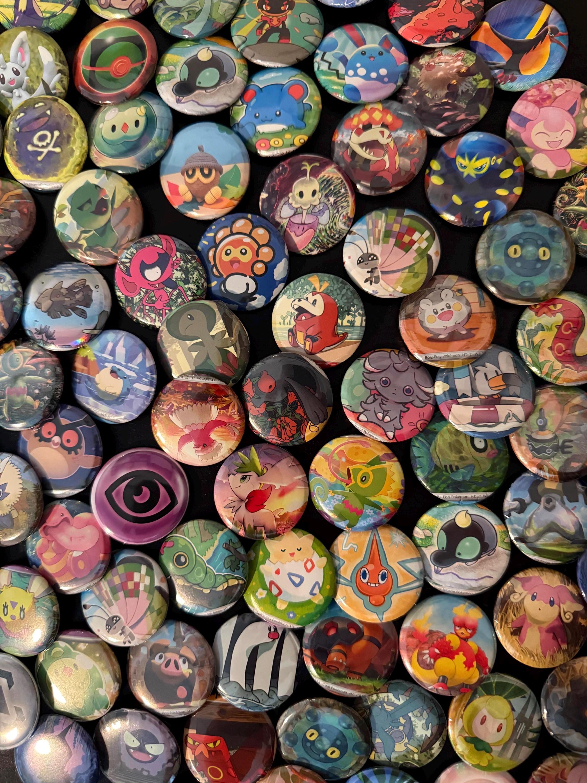 Pokémon Button Pins 1.25