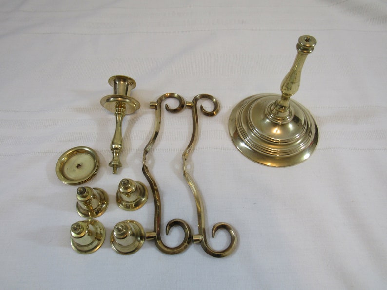 Brass 5 Light Candelabra