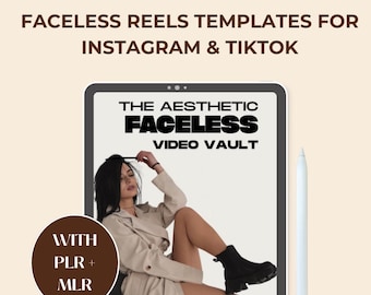 Faceless Marketing Videos | MRR PLR Stock Content (Digital Download)