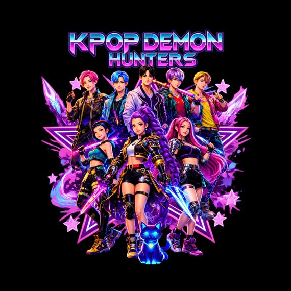 Huntrix Kpop Demon Hunters PNG, Girl Dinner Png, Saja Boys Girls Bands, Kpop png Huntrix png, Kpop Idol Group Shirt design, Digital Download