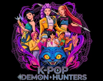 Kpop Demon Hunter PNG, Huntrix png, kpop png, Saja Girls PNG, Anime huntrix png, Saja Boys Kpop Fan Art, Transparent BG, Digital Download