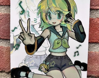 Rin Vocaloid art print