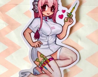 Nurse Super Sonico sticker