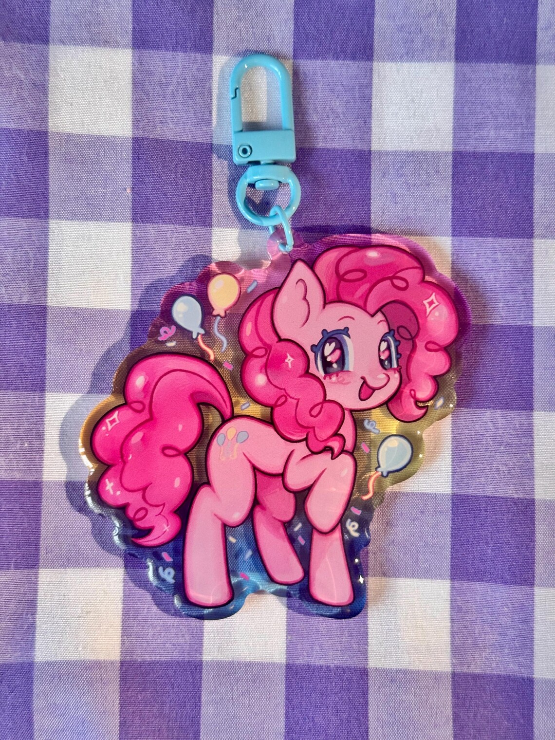 Mini Pie Keychain Pinkie Pie Keychain MLP - Etsy