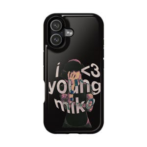 I <3 Young Miko phone case | Impact-Resistant Case
