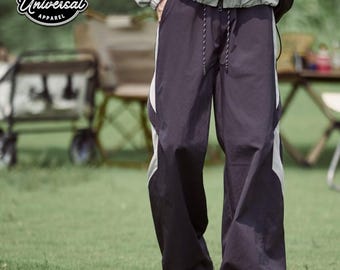 Loose Parachute Pants | Wide Leg Sweatpants | Lightweight Outdoor Wear | Y2K Streetwear