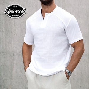 Short Sleeve Shirt | Slim Fit Casual Top | Daily Wear | Minimal Streetwear Style