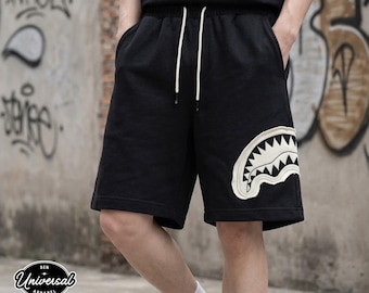 Pantaloncini casual oversize / Pantaloni estivi larghi con coulisse / Per tutti i giorni / Stile streetwear urbano