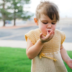 Crochet Pinafore Dress Pattern No. 14 image 3