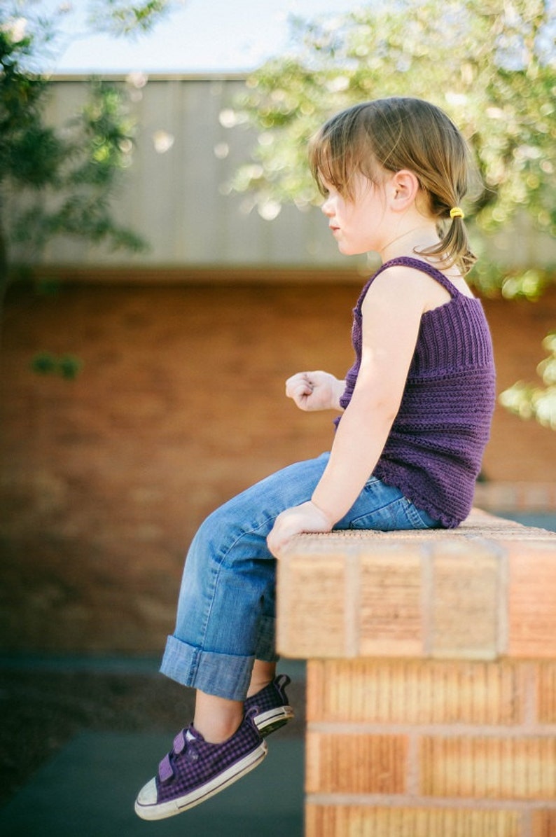 Knit Look Tank Crochet Pattern No. 12 image 3