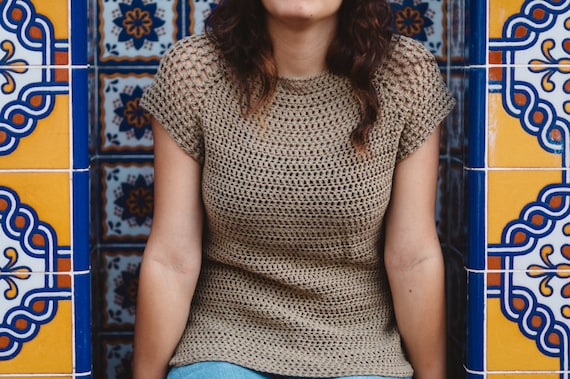 Basic Crochet T-Shirt Pattern Tee