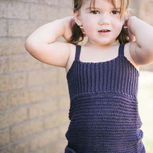 Knit Look Tank Crochet Pattern No. 12